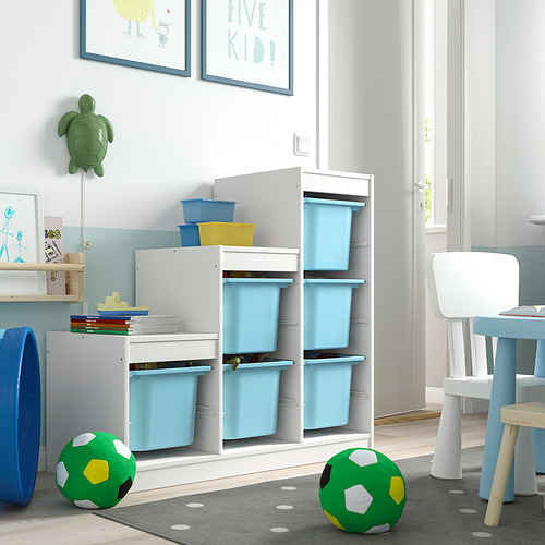 TROFAST storage combination with boxes