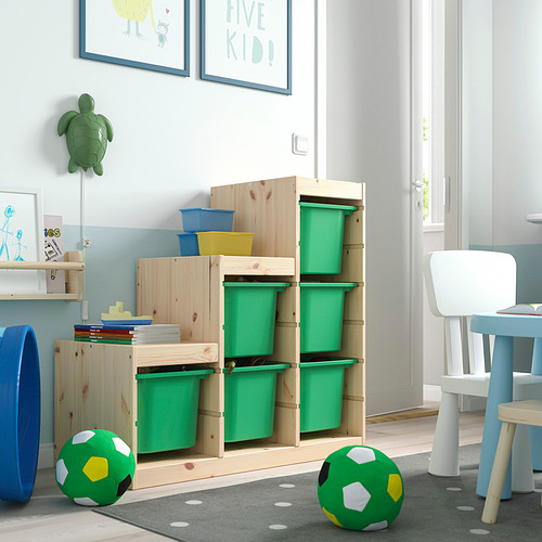 TROFAST storage combination with boxes