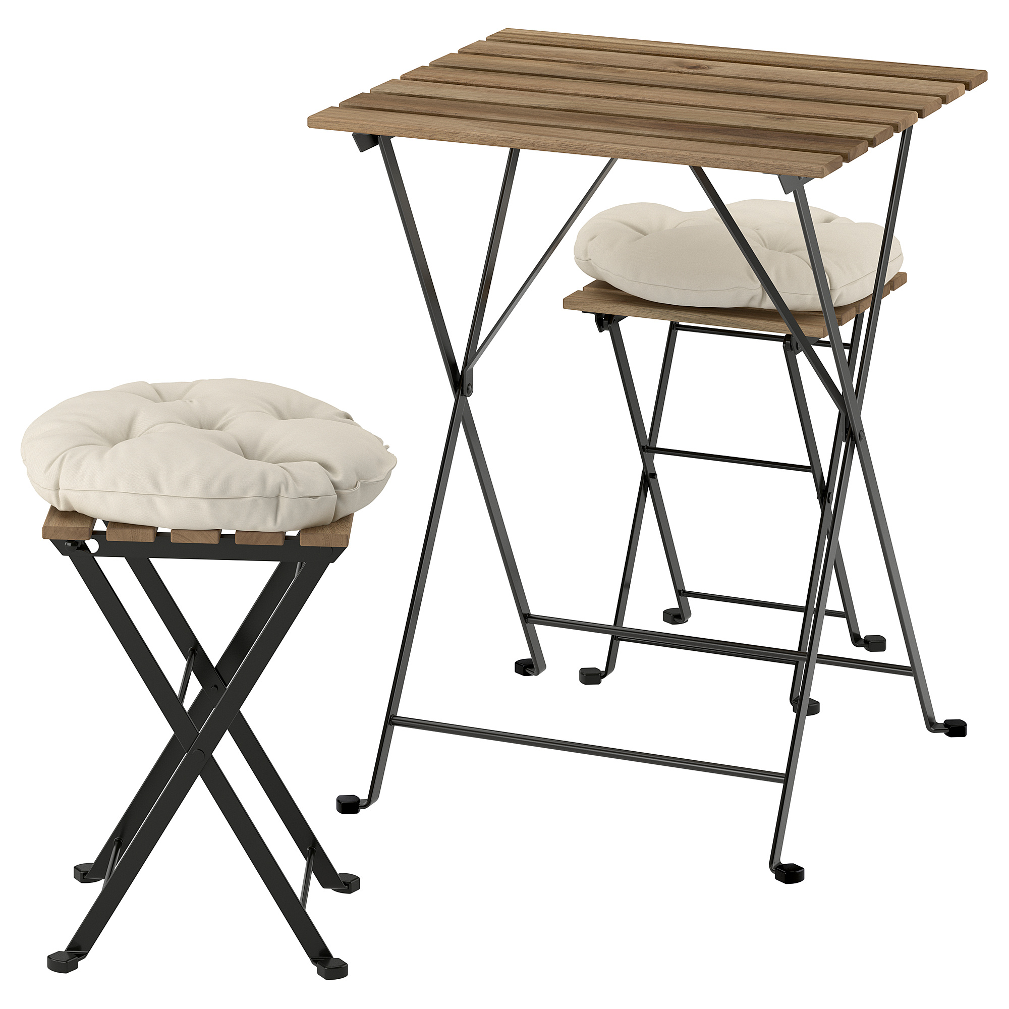 TÄRNÖ table and 2 stools, outdoor