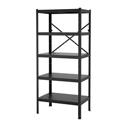 BROR - shelving unit, black, 85x55x190 cm | IKEA Hong Kong and Macau
