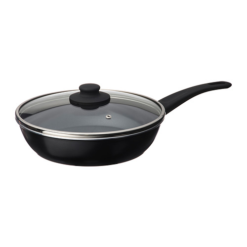 HEMLAGAD sauté pan with lid