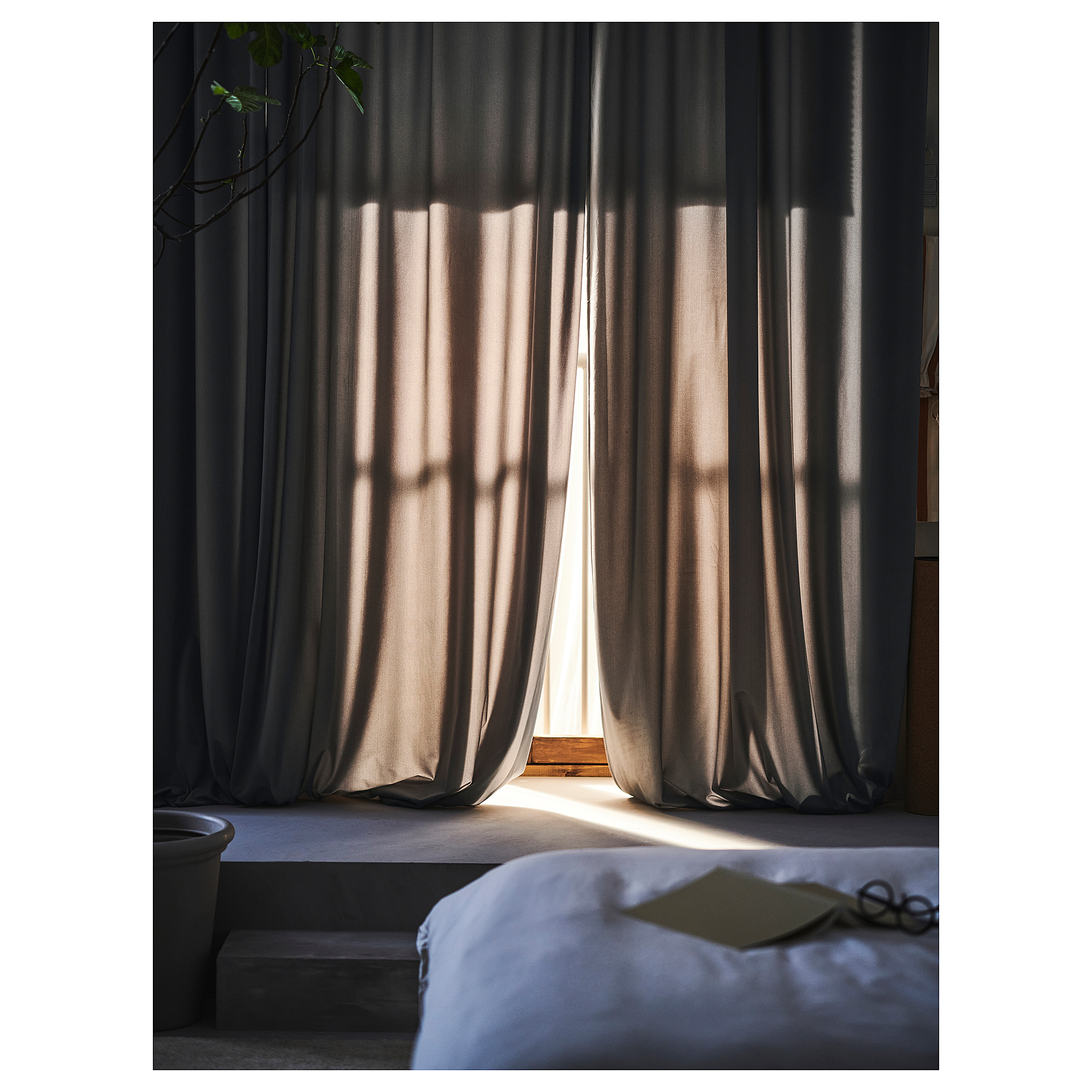 SANDSVINGEL curtains, 1 pair