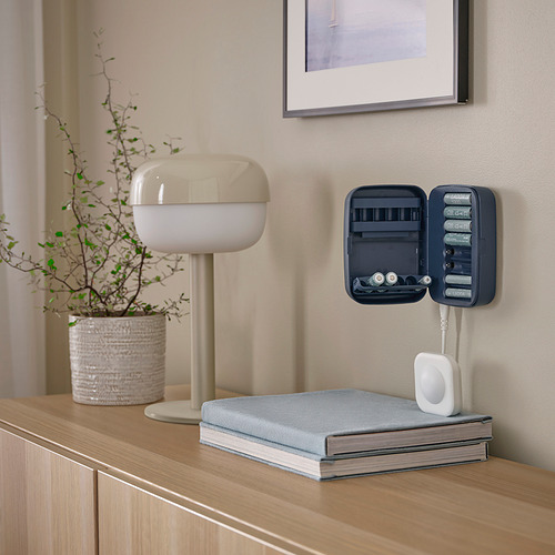 LITOSFÄR battery charger with storage
