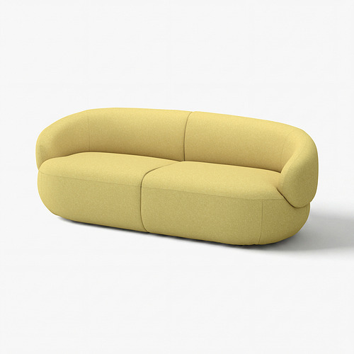 LILLESÄTER - 3-seat sofa, Gunnared bright green-yellow | IKEA Hong Kong and Macau - E1032231_S4