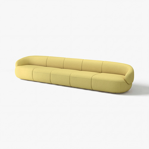 LILLESÄTER - 6-seat sofa, Gunnared bright green-yellow | IKEA Hong Kong and Macau - E1032234_S4