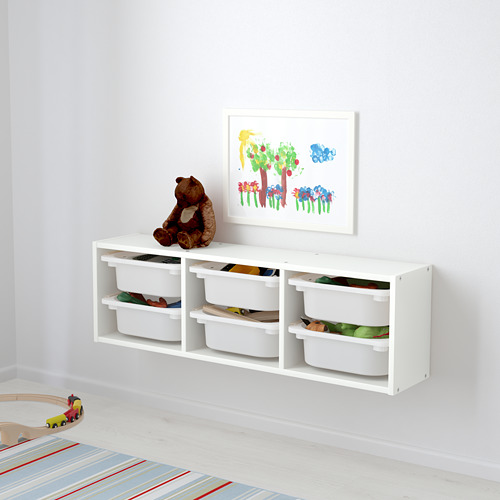 TROFAST wall storage