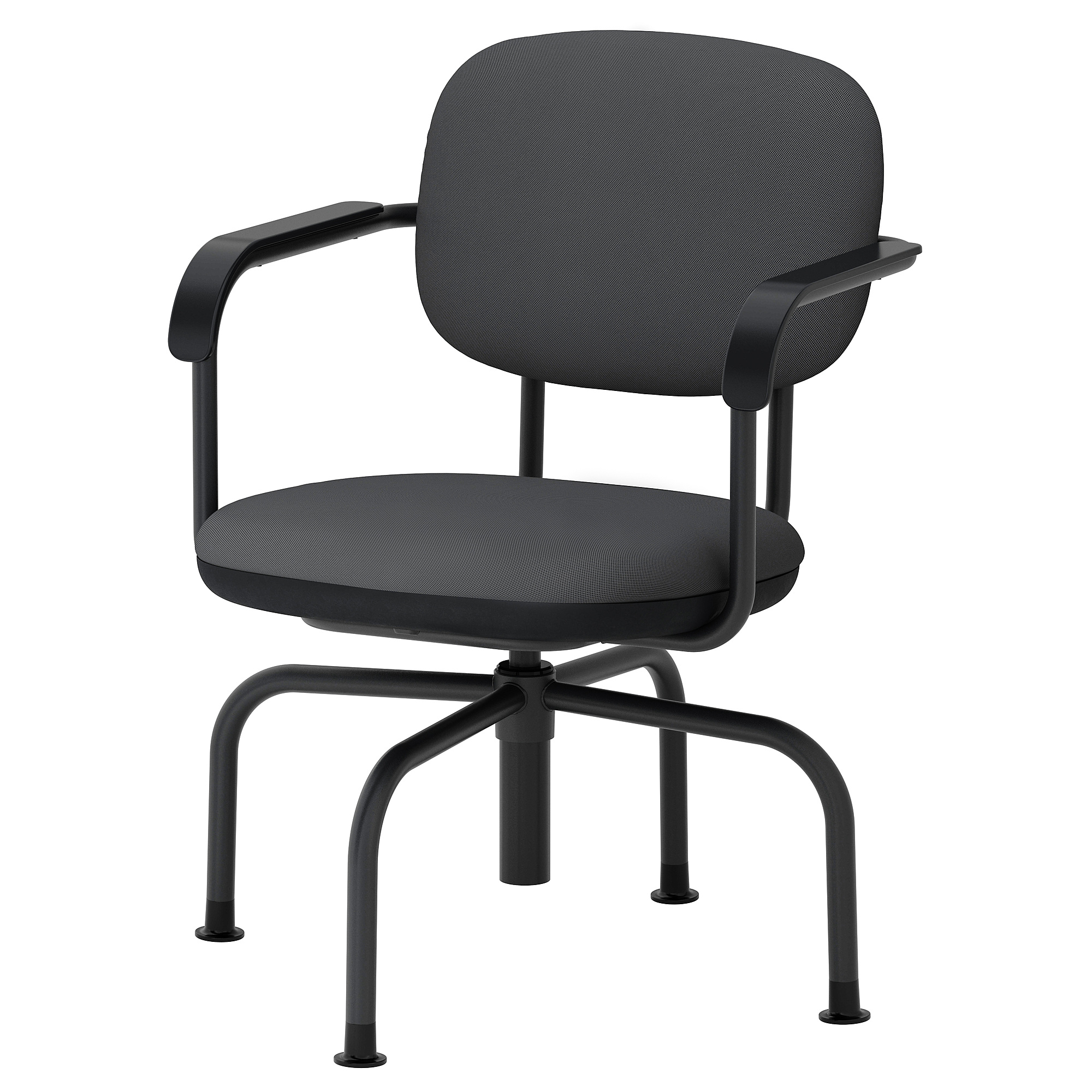 MULLSJÖ - swivel chair, Gräsnäs dark grey | IKEA Hong Kong and Macau