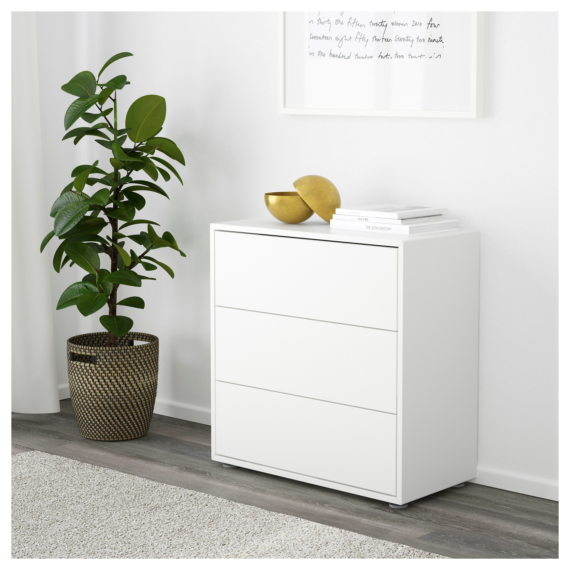 EKET with 3 drawers, white IKEA Hong Kong and Macau