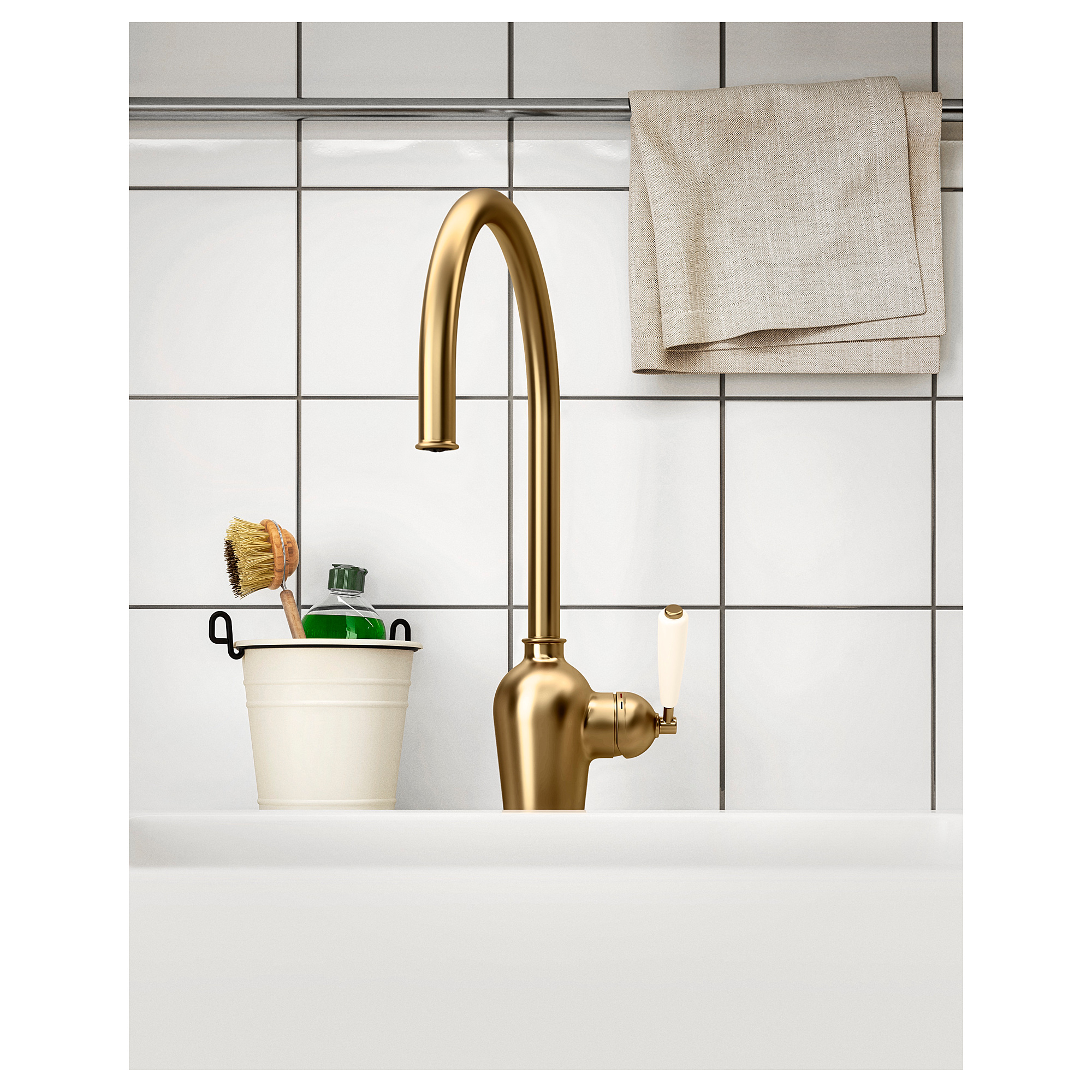 INSJN  kitchen mixer tap brasscolour  IKEA Hong Kong