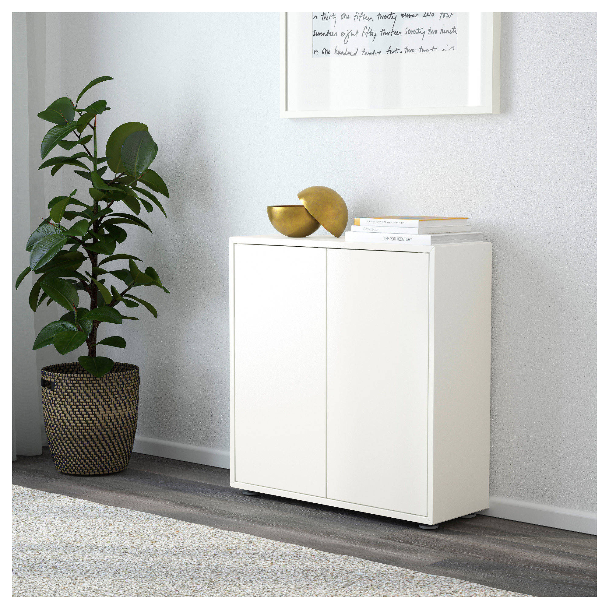 EKET w 2 doors and 2 shelves, white IKEA Hong Kong and Macau