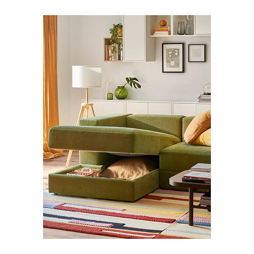 JÄTTEBO 3,5-seat mod sofa w chaise longues