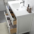ORRSJÖN/HEMNES wash-stnd w drawers/wash-basin/tap