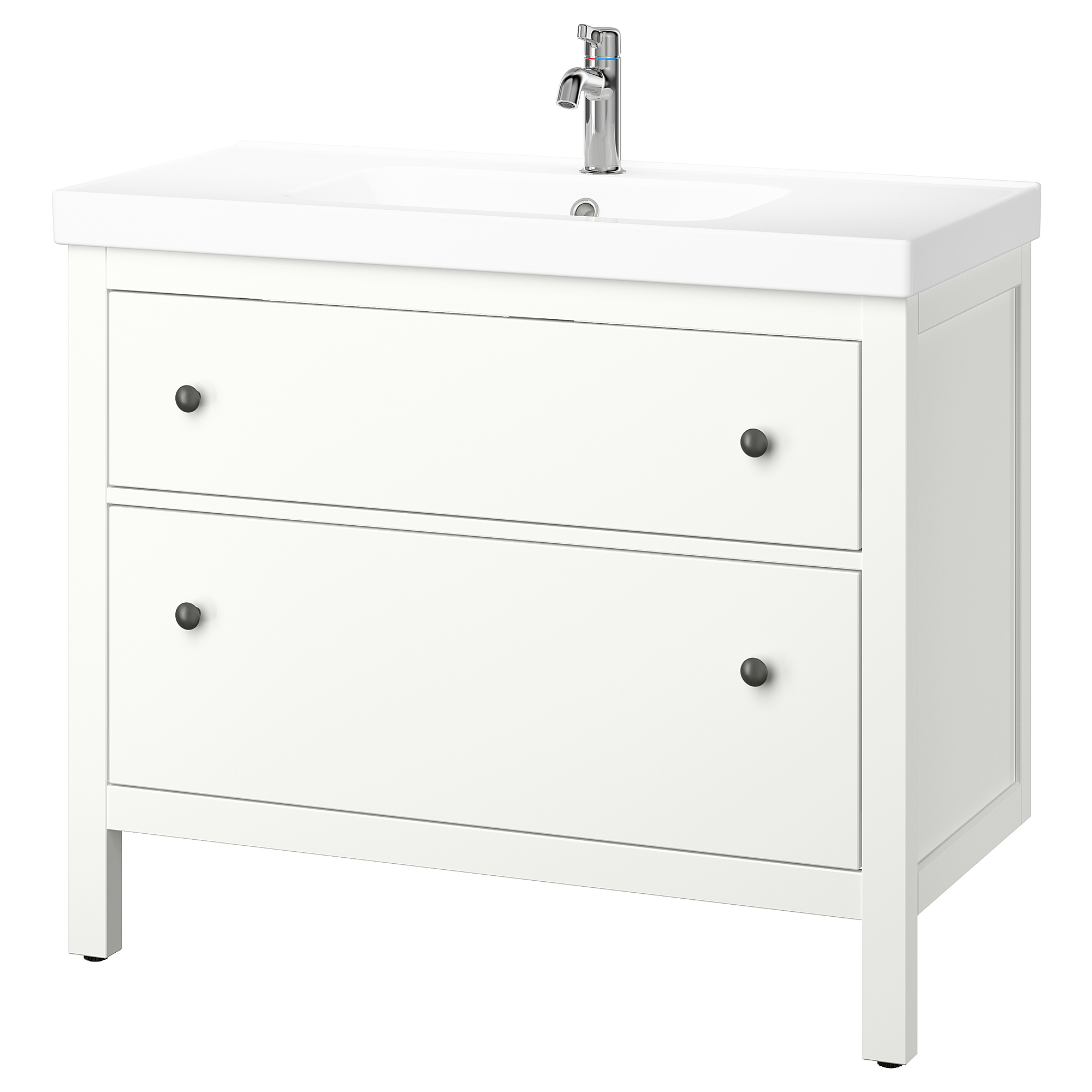 ORRSJÖN/HEMNES 洗手盆櫃連抽屜/洗手盆/水龍頭