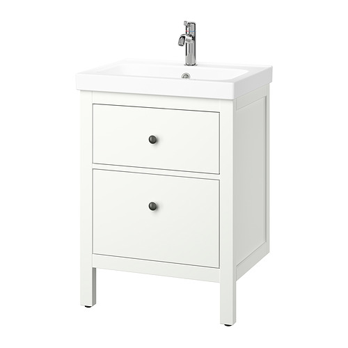 ORRSJÖN/HEMNES 洗手盆櫃連抽屜/洗手盆/水龍頭