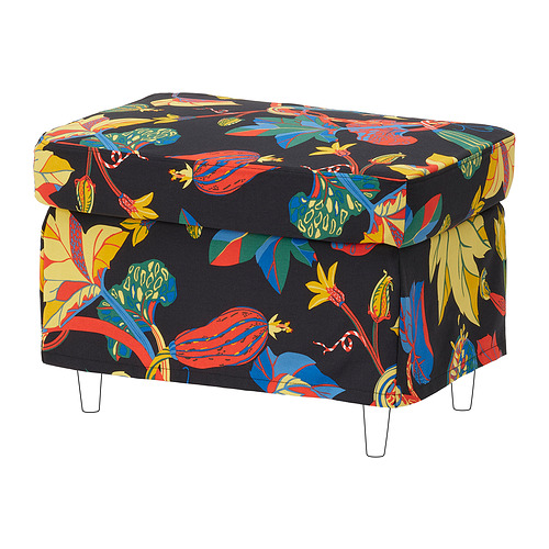 STRANDMON slipcover for footstool