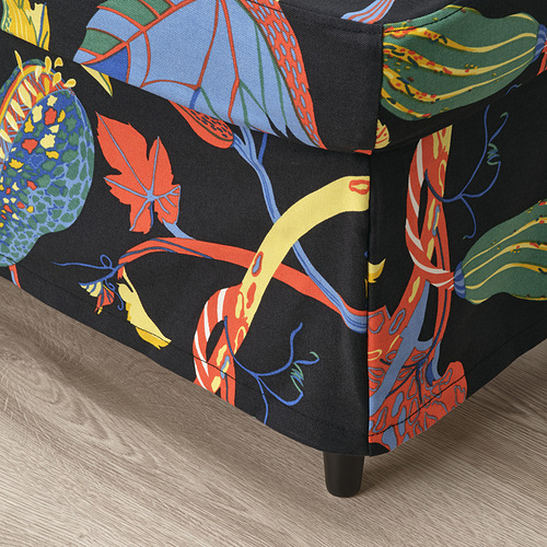 STRANDMON slipcover for footstool