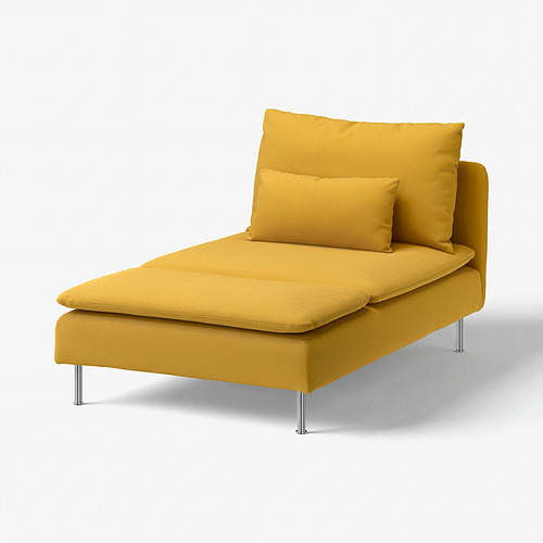 SÖDERHAMN - chaise longue, Kelinge dark yellow | IKEA Hong Kong and Macau - E1032659_S4