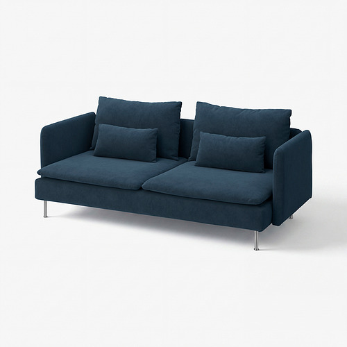 SÖDERHAMN - 三座位梳化, Kelinge 深藍色 | IKEA 香港及澳門 - E1032699_S4