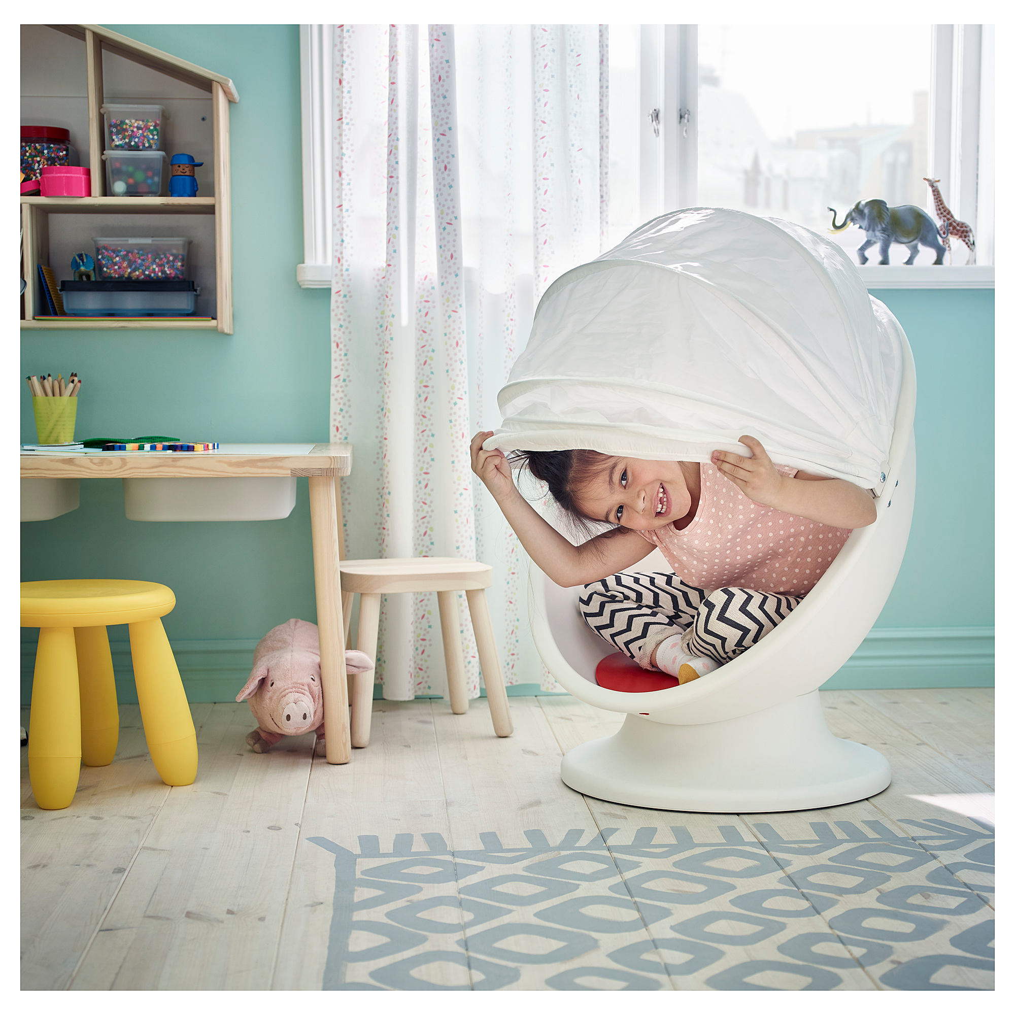 IKEA PS LÖMSK swivel armchair