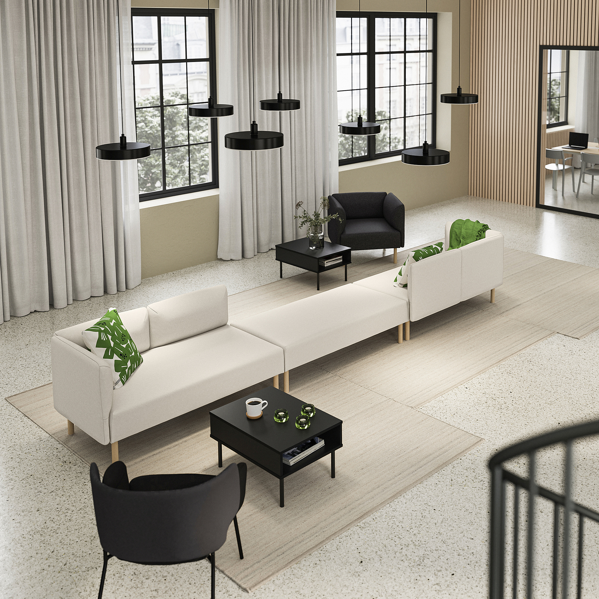 LILLEHEM 六座位組合式梳化