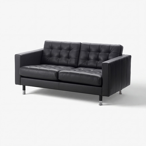 LANDSKRONA - two-seat sofa, Grann/Bomstad black/metal | IKEA Hong Kong and Macau - E1032805_S4