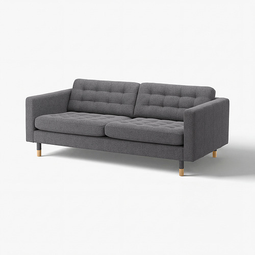 LANDSKRONA - 3-seat sofa, Gunnared dark grey/wood | IKEA Hong Kong and Macau - E1032842_S4