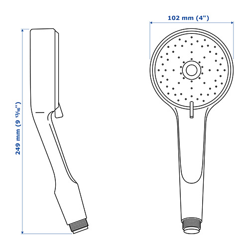 BROGRUND 5-spray handshower