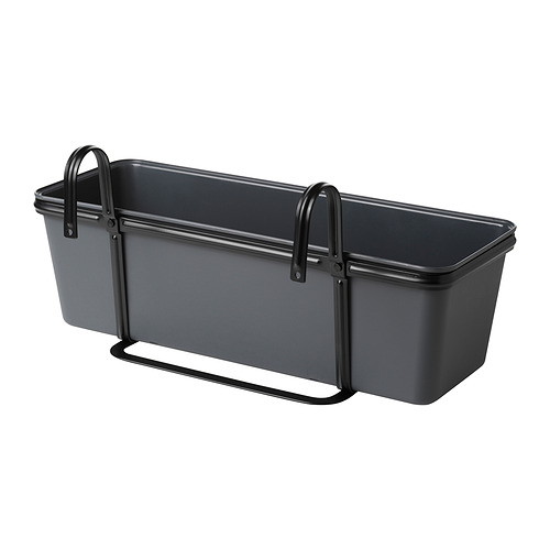 ROSENKÅL flower box with holder