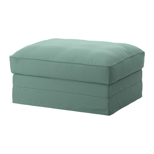 GRÖNLID cover for footstool with storage