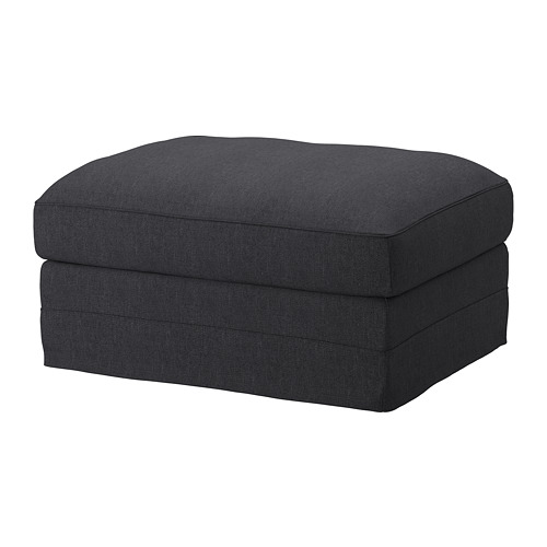 GRÖNLID footstool with storage