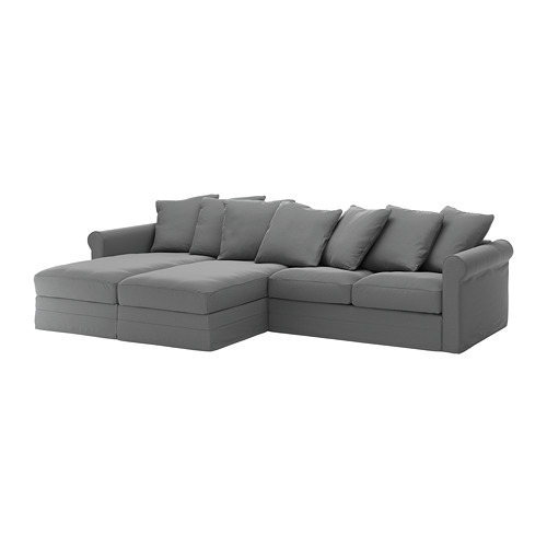 GRÖNLID 4-seat sofa with chaise longues