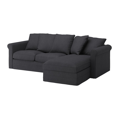 GRÖNLID 3-seat sofa with chaise longue