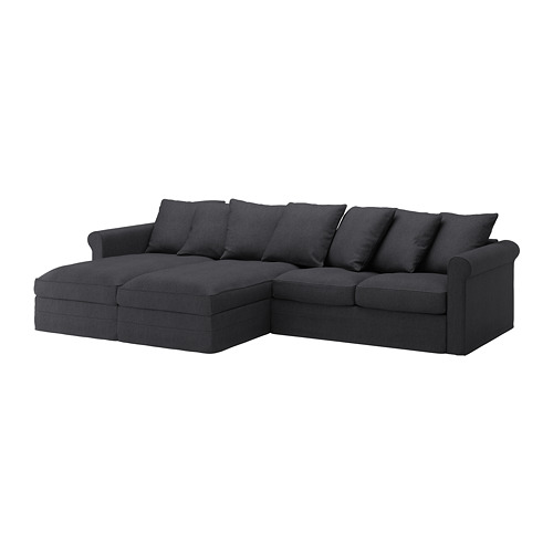 GRÖNLID 4-seat sofa with chaise longues