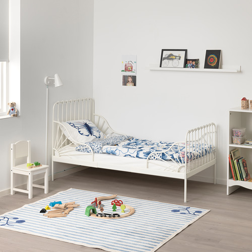 Kan niet ik zal sterk zijn selecteer MINNEN - extendable bed, white, 91x190 cm | IKEA Hong Kong and Macau