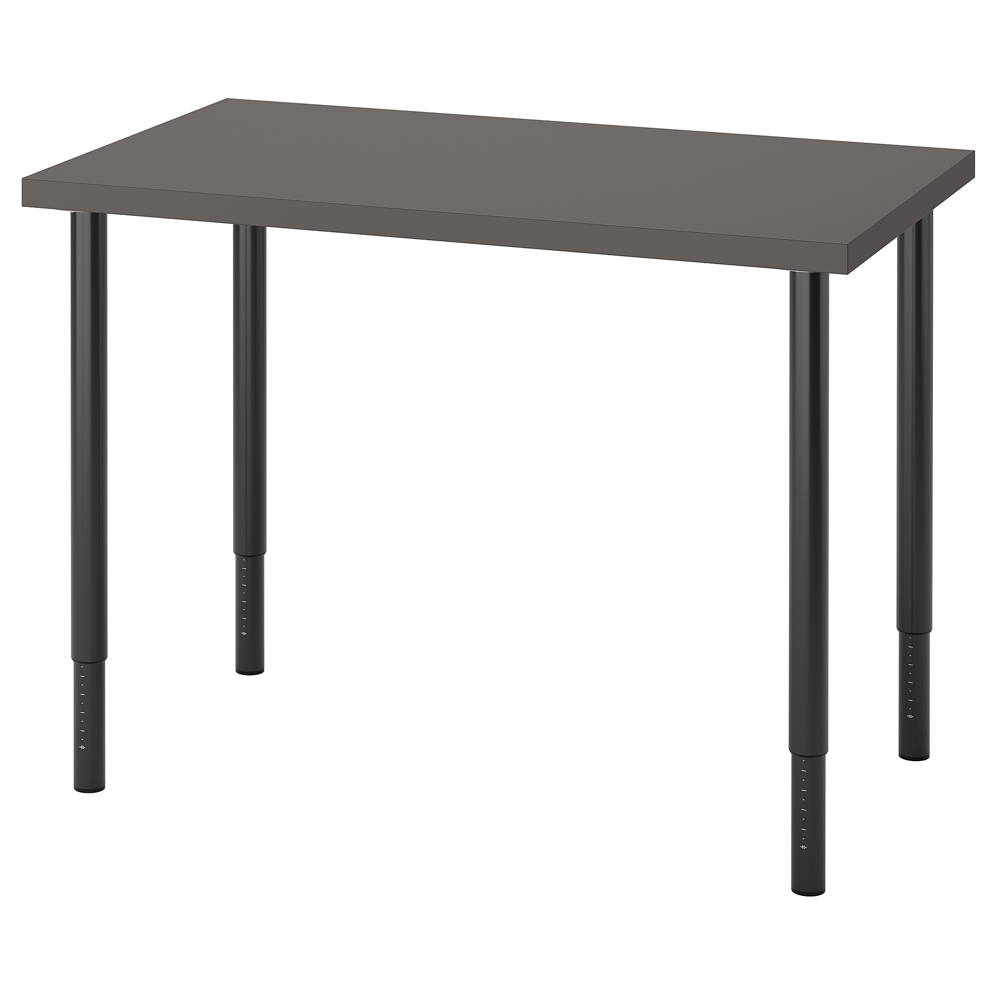 IKEA HILVER×LINNMON LINNMON/HILVER Table, white, bamboo : Buy Online at Best Price in
