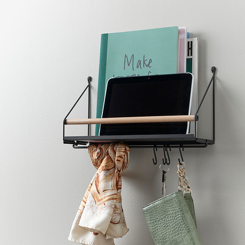 ÅKERBRUK wall organiser w hooks