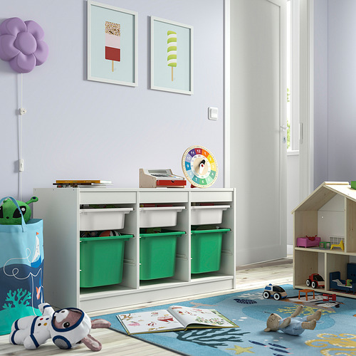 TROFAST storage combination with boxes