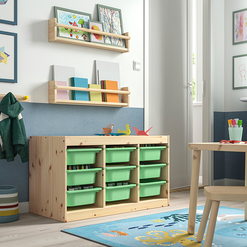 TROFAST storage combination with boxes