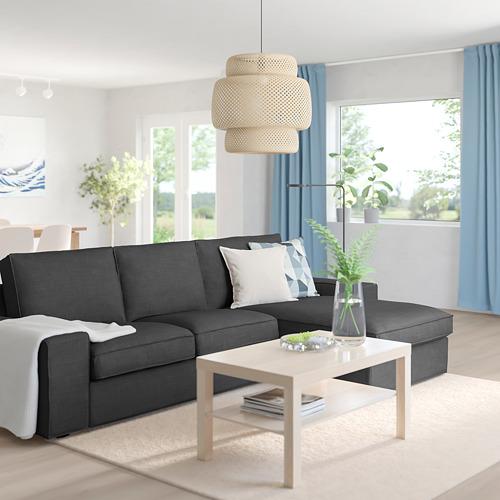 KIVIK 3-seat sofa with chaise longue