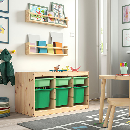 TROFAST storage combination with boxes