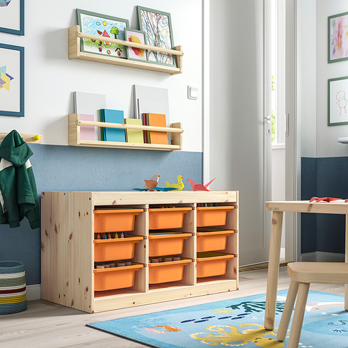 TROFAST storage combination with boxes