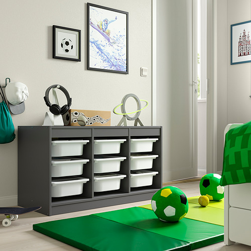 TROFAST storage combination with boxes