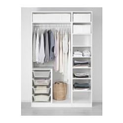 GRIMO/PAX - wardrobe combination, white | IKEA Hong Kong and Macau - PE833640_S3
