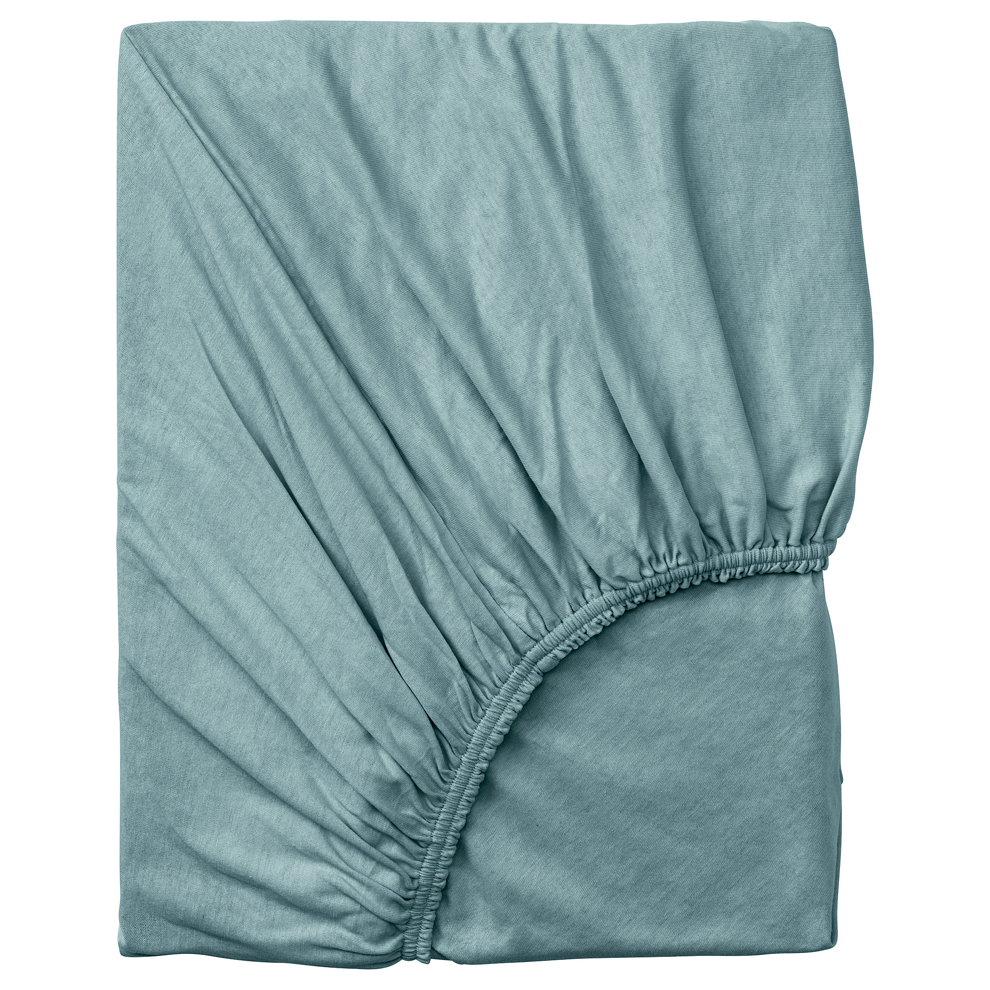VÅRVIAL fitted sheet, light blue IKEA Hong Kong and Macau