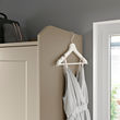HAUGA - wardrobe with sliding doors, beige, 118x55x199 cm | IKEA Hong ...
