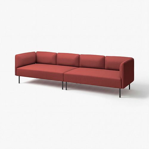 LILLEHEM - 4-seat modular sofa, Gunnared/brown-red metal | IKEA Hong Kong and Macau - E1033526_S4