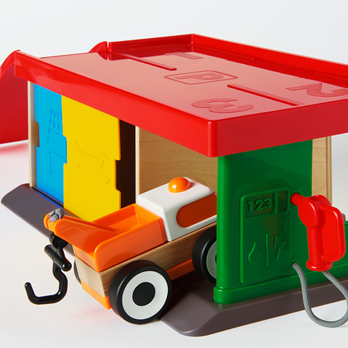 LILLABO 玩具車庫連拖車