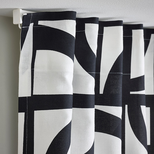 VINTEROXBÄR curtains, 1 pair