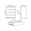 MALM chest of 4 drawers