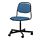 ÖRFJÄLL - 旋轉椅, 黑色/Vissle 藍色 | IKEA 香港及澳門 - PE813975_S1